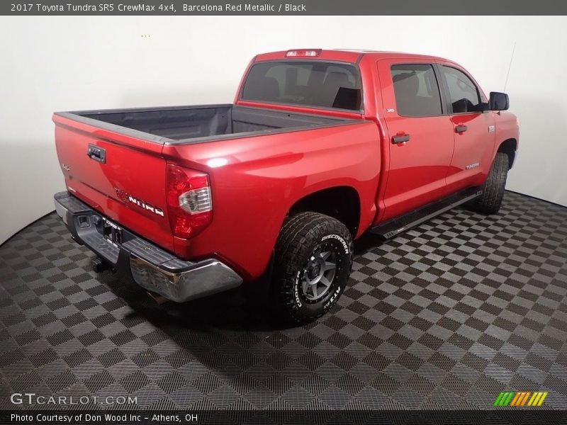Barcelona Red Metallic / Black 2017 Toyota Tundra SR5 CrewMax 4x4
