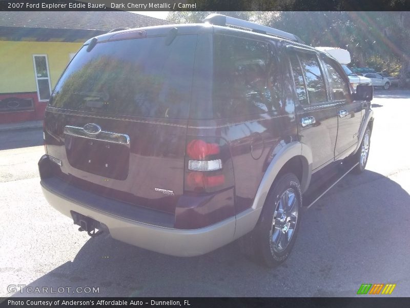 Dark Cherry Metallic / Camel 2007 Ford Explorer Eddie Bauer