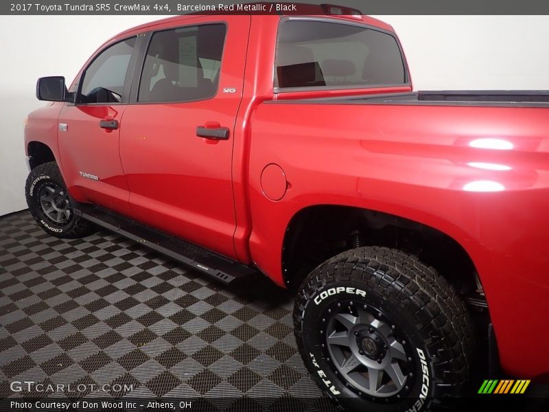 Barcelona Red Metallic / Black 2017 Toyota Tundra SR5 CrewMax 4x4