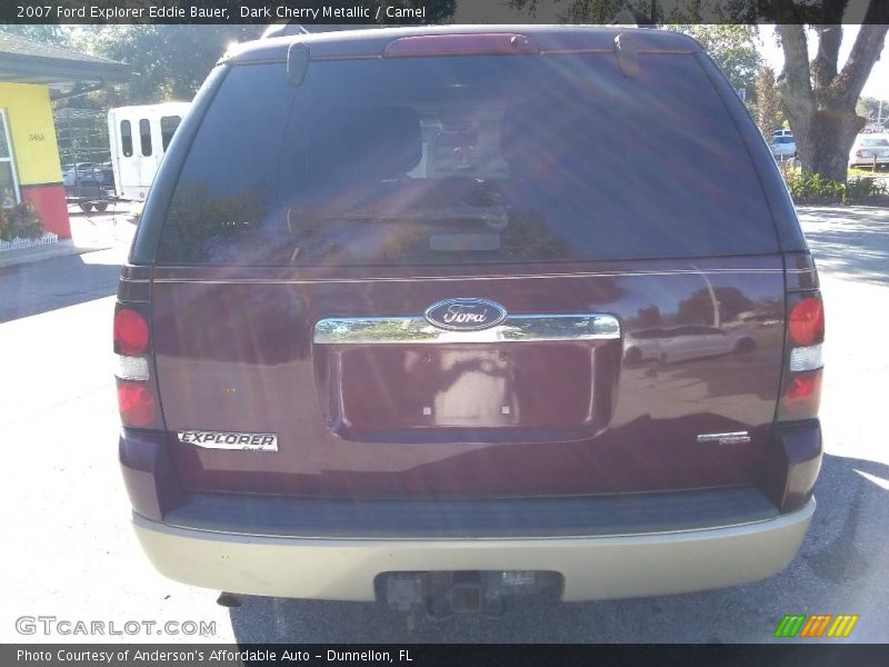 Dark Cherry Metallic / Camel 2007 Ford Explorer Eddie Bauer