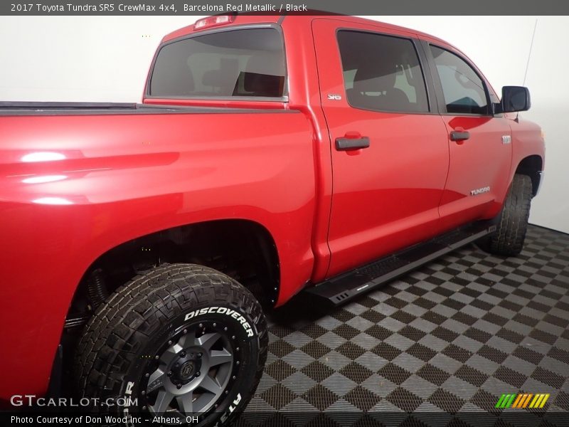 Barcelona Red Metallic / Black 2017 Toyota Tundra SR5 CrewMax 4x4