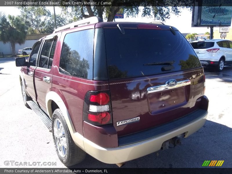 Dark Cherry Metallic / Camel 2007 Ford Explorer Eddie Bauer