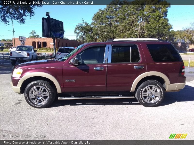 Dark Cherry Metallic / Camel 2007 Ford Explorer Eddie Bauer