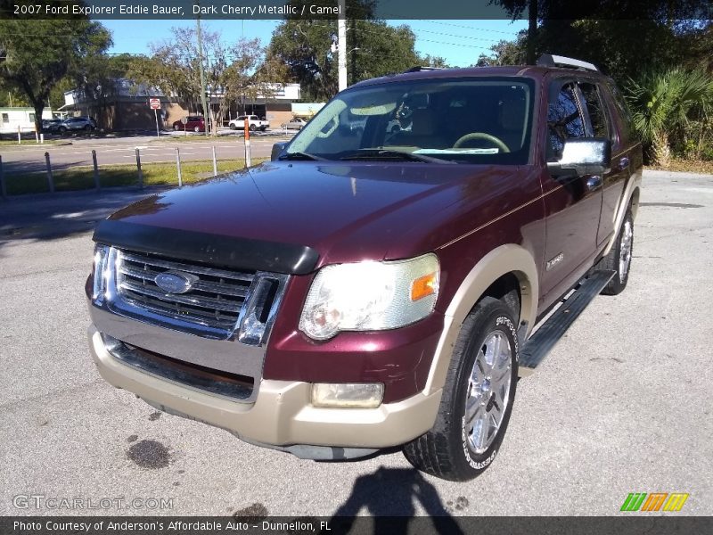 Dark Cherry Metallic / Camel 2007 Ford Explorer Eddie Bauer