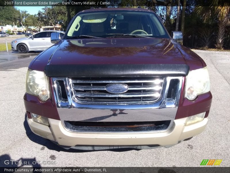 Dark Cherry Metallic / Camel 2007 Ford Explorer Eddie Bauer
