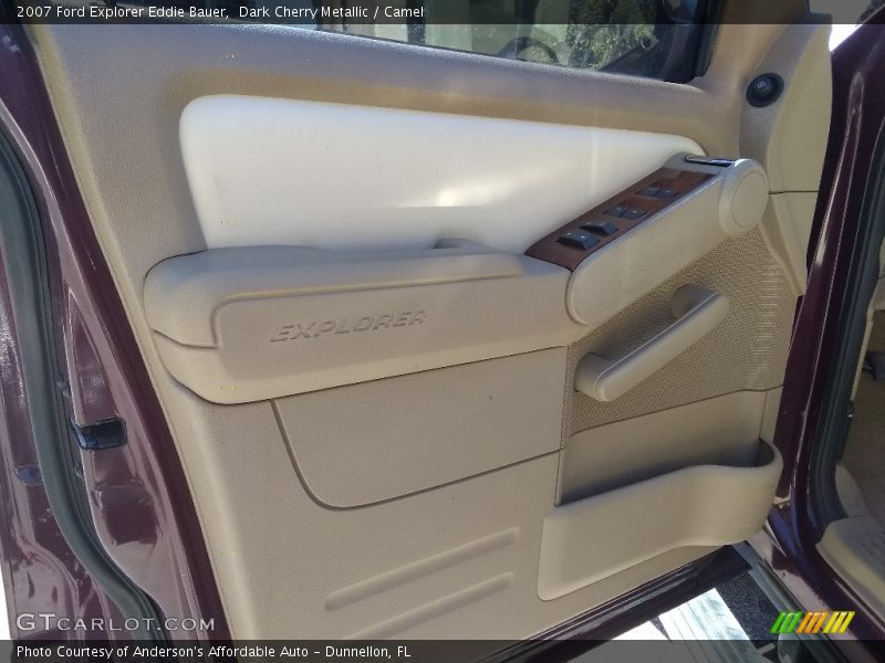 Dark Cherry Metallic / Camel 2007 Ford Explorer Eddie Bauer