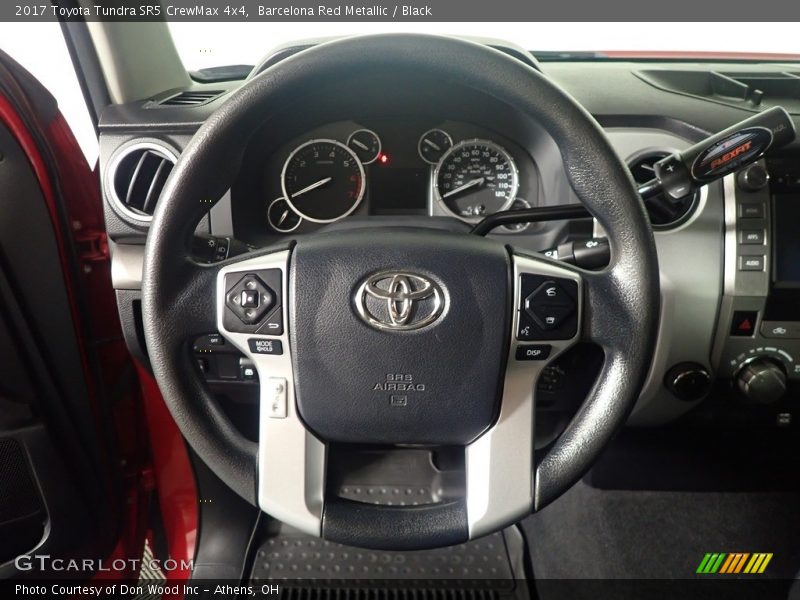 Barcelona Red Metallic / Black 2017 Toyota Tundra SR5 CrewMax 4x4