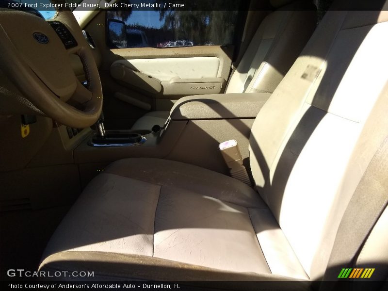 Dark Cherry Metallic / Camel 2007 Ford Explorer Eddie Bauer