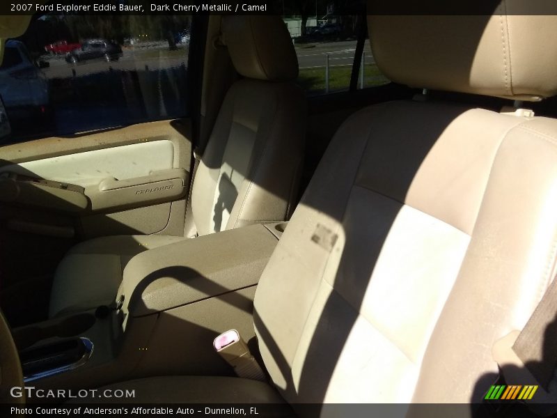 Dark Cherry Metallic / Camel 2007 Ford Explorer Eddie Bauer