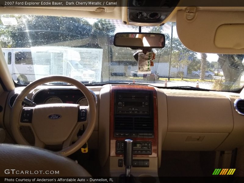 Dark Cherry Metallic / Camel 2007 Ford Explorer Eddie Bauer
