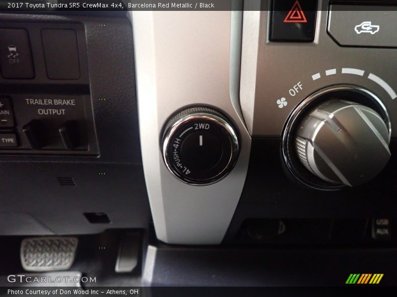 Barcelona Red Metallic / Black 2017 Toyota Tundra SR5 CrewMax 4x4