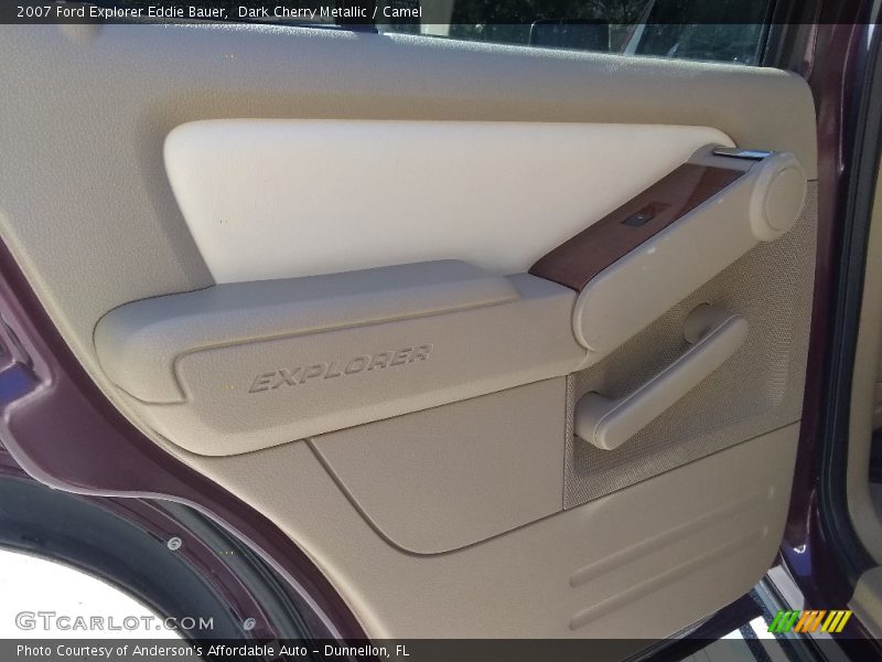 Dark Cherry Metallic / Camel 2007 Ford Explorer Eddie Bauer