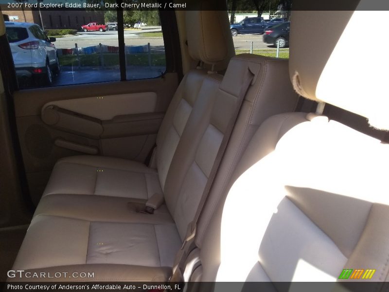 Dark Cherry Metallic / Camel 2007 Ford Explorer Eddie Bauer