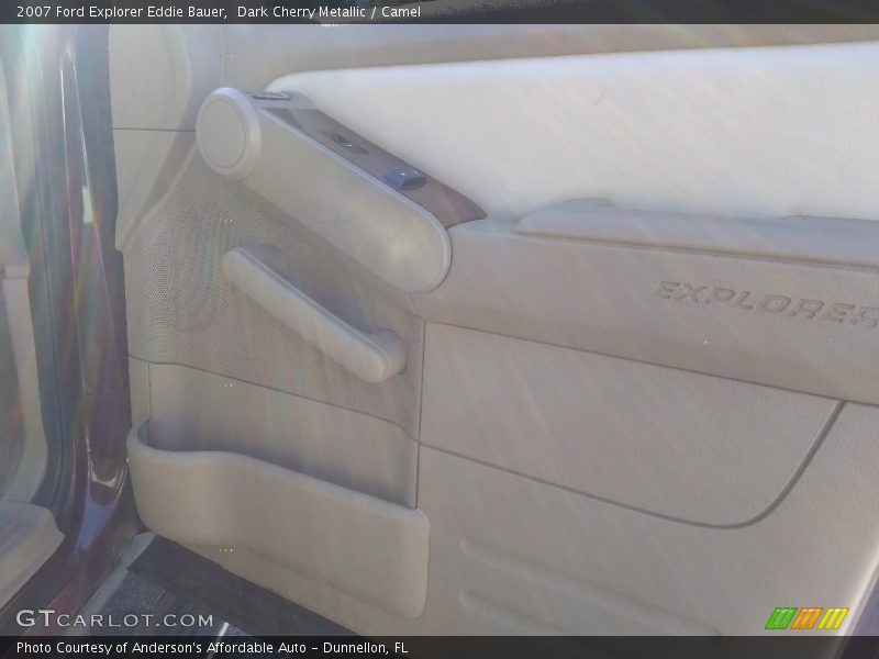 Dark Cherry Metallic / Camel 2007 Ford Explorer Eddie Bauer