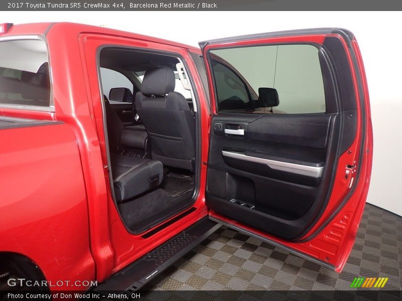 Barcelona Red Metallic / Black 2017 Toyota Tundra SR5 CrewMax 4x4