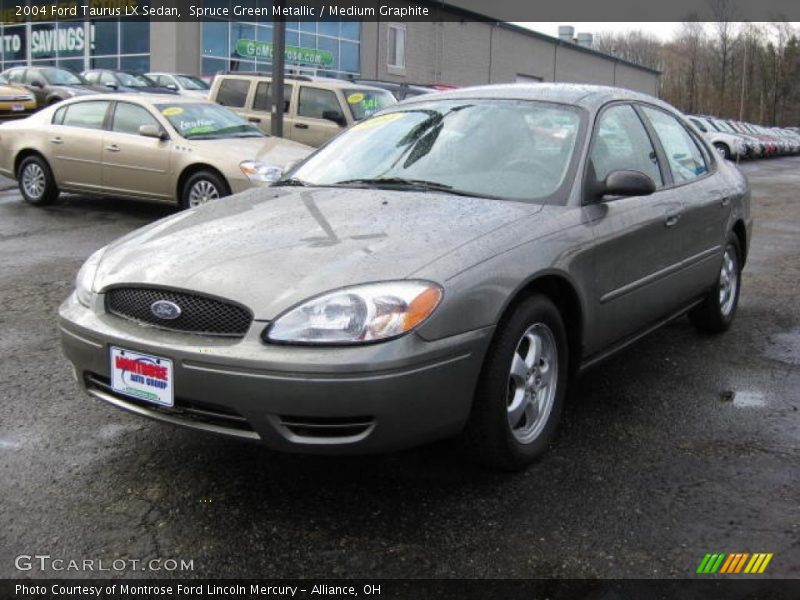 Spruce Green Metallic / Medium Graphite 2004 Ford Taurus LX Sedan