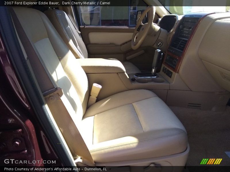 Dark Cherry Metallic / Camel 2007 Ford Explorer Eddie Bauer
