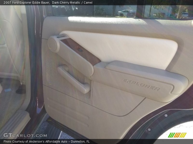 Dark Cherry Metallic / Camel 2007 Ford Explorer Eddie Bauer