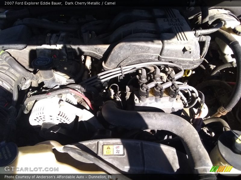 Dark Cherry Metallic / Camel 2007 Ford Explorer Eddie Bauer