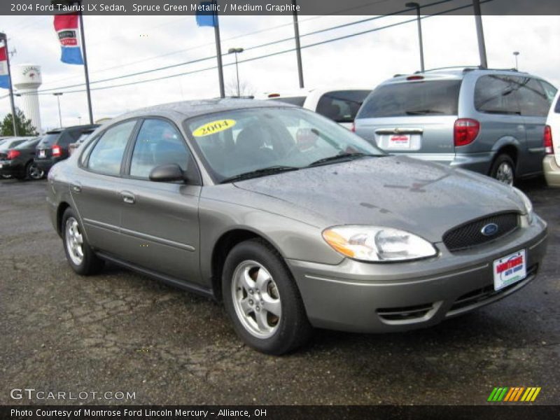 Spruce Green Metallic / Medium Graphite 2004 Ford Taurus LX Sedan