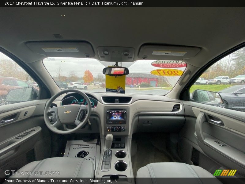 Silver Ice Metallic / Dark Titanium/Light Titanium 2017 Chevrolet Traverse LS