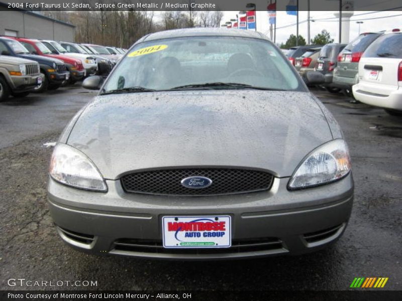 Spruce Green Metallic / Medium Graphite 2004 Ford Taurus LX Sedan