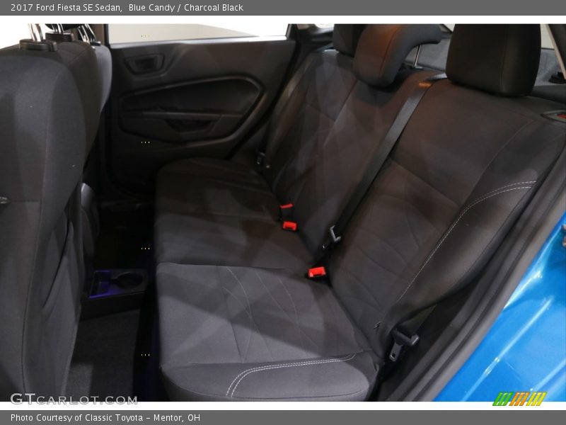 Blue Candy / Charcoal Black 2017 Ford Fiesta SE Sedan
