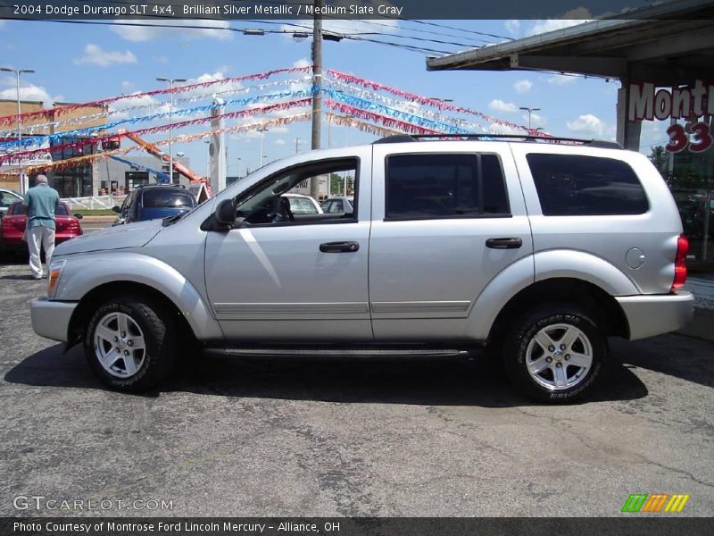 Brilliant Silver Metallic / Medium Slate Gray 2004 Dodge Durango SLT 4x4