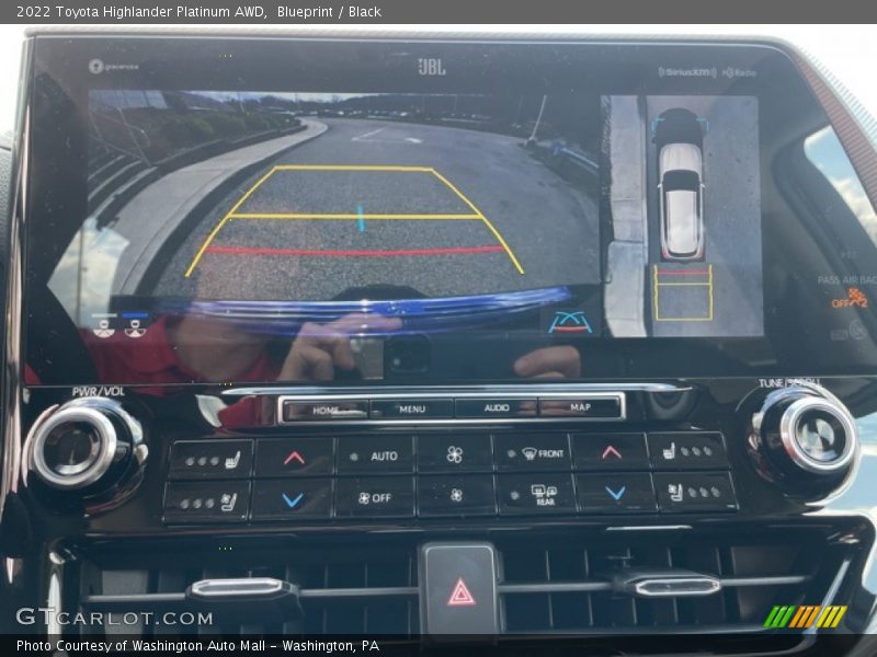 Blueprint / Black 2022 Toyota Highlander Platinum AWD