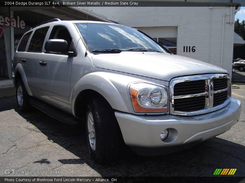 Brilliant Silver Metallic / Medium Slate Gray 2004 Dodge Durango SLT 4x4