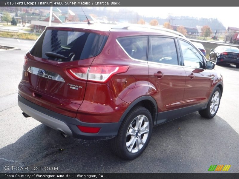 Sunset Metallic / Charcoal Black 2015 Ford Escape Titanium 4WD