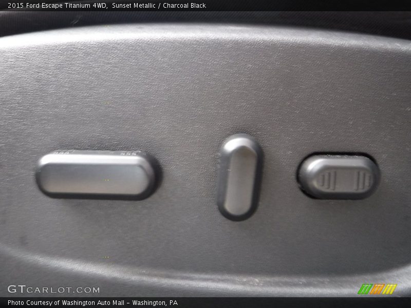 Sunset Metallic / Charcoal Black 2015 Ford Escape Titanium 4WD