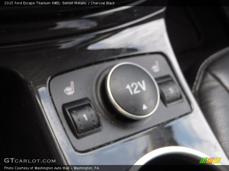 Sunset Metallic / Charcoal Black 2015 Ford Escape Titanium 4WD