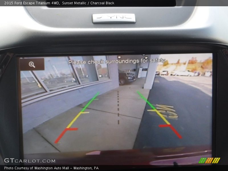 Sunset Metallic / Charcoal Black 2015 Ford Escape Titanium 4WD
