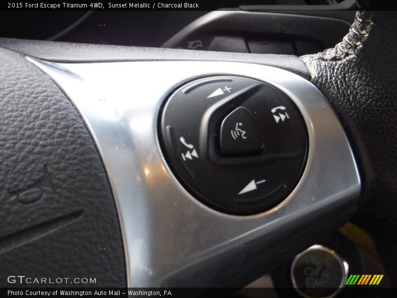Sunset Metallic / Charcoal Black 2015 Ford Escape Titanium 4WD