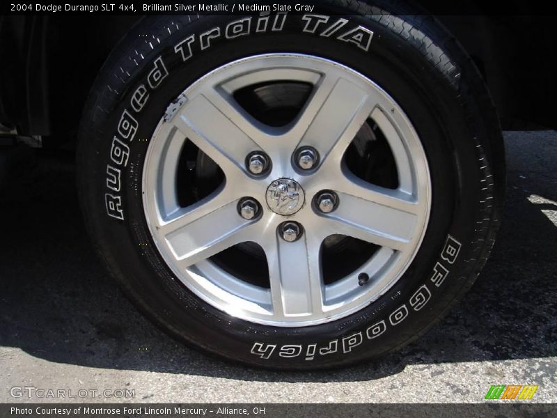 Brilliant Silver Metallic / Medium Slate Gray 2004 Dodge Durango SLT 4x4