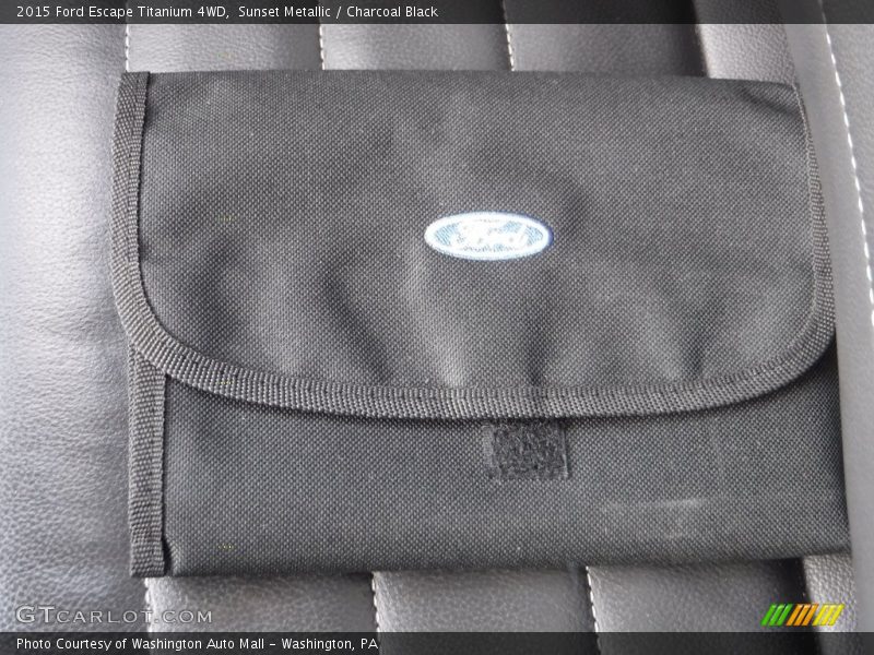 Sunset Metallic / Charcoal Black 2015 Ford Escape Titanium 4WD