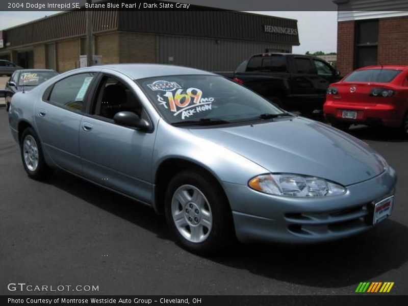 Butane Blue Pearl / Dark Slate Gray 2004 Dodge Intrepid SE