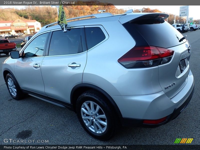 Brilliant Silver / Charcoal 2018 Nissan Rogue SV
