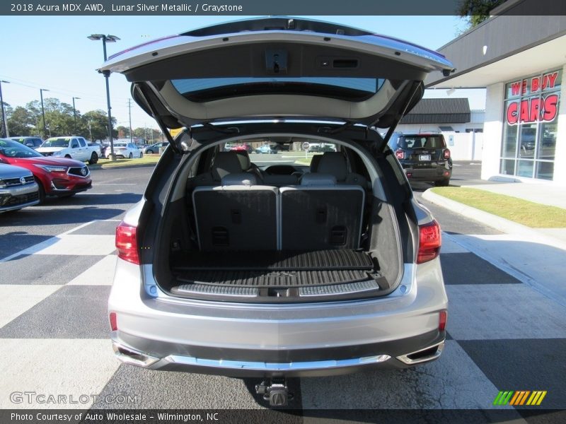 Lunar Silver Metallic / Graystone 2018 Acura MDX AWD