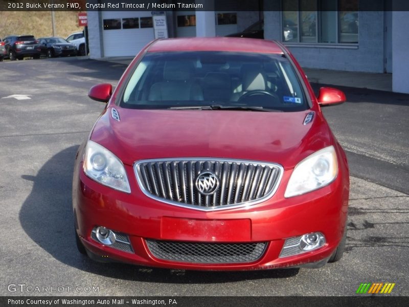 Crystal Red Tintcoat / Medium Titanium 2012 Buick Verano FWD