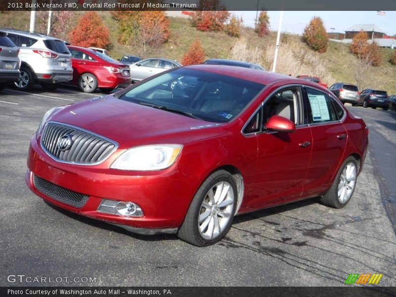 Crystal Red Tintcoat / Medium Titanium 2012 Buick Verano FWD