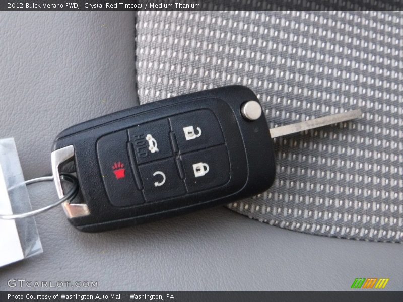 Crystal Red Tintcoat / Medium Titanium 2012 Buick Verano FWD