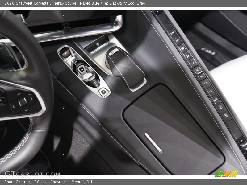Rapid Blue / Jet Black/Sky Cool Gray 2020 Chevrolet Corvette Stingray Coupe