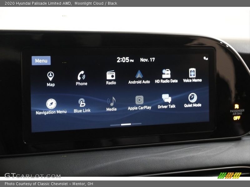Moonlight Cloud / Black 2020 Hyundai Palisade Limited AWD