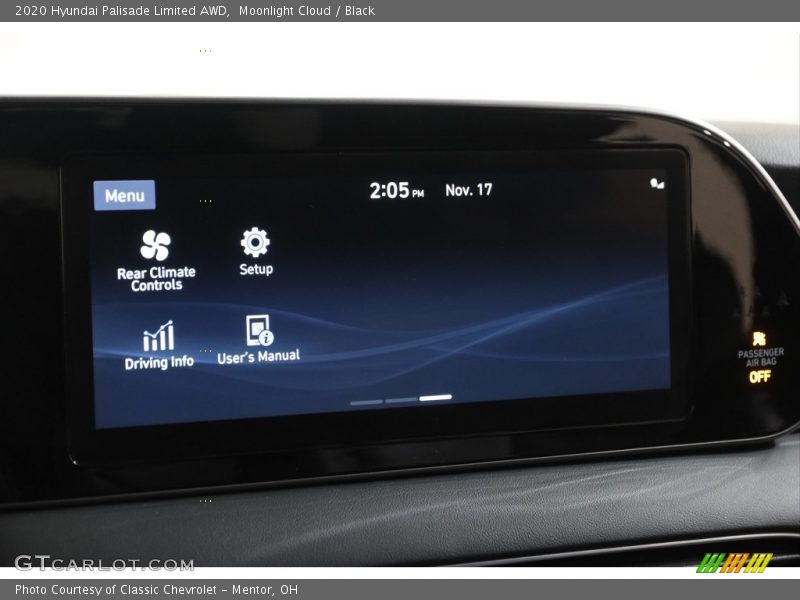 Moonlight Cloud / Black 2020 Hyundai Palisade Limited AWD