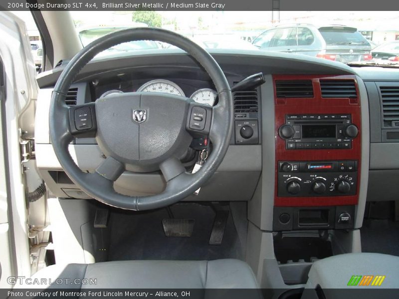 Brilliant Silver Metallic / Medium Slate Gray 2004 Dodge Durango SLT 4x4