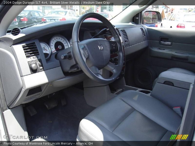 Brilliant Silver Metallic / Medium Slate Gray 2004 Dodge Durango SLT 4x4