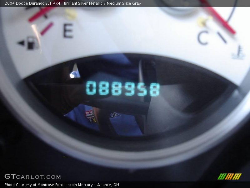 Brilliant Silver Metallic / Medium Slate Gray 2004 Dodge Durango SLT 4x4