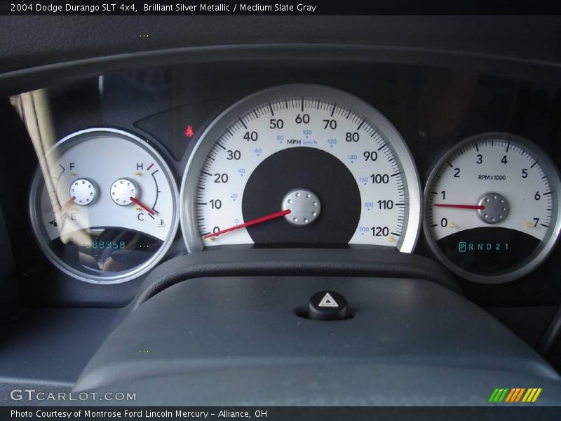 Brilliant Silver Metallic / Medium Slate Gray 2004 Dodge Durango SLT 4x4